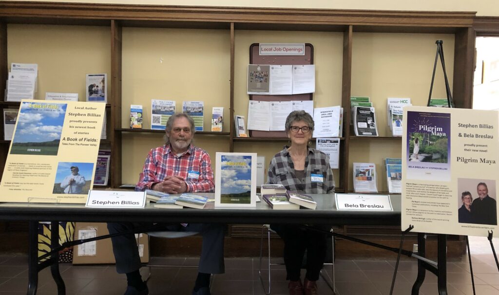 Bela and Stephen at Springfield Public Library Author Fair